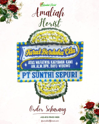Papan Bunga Duka di Maros