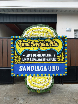 Papan Bunga Duka di Maros