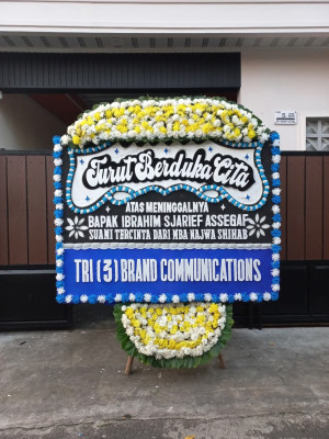 Papan Bunga Duka di Maros